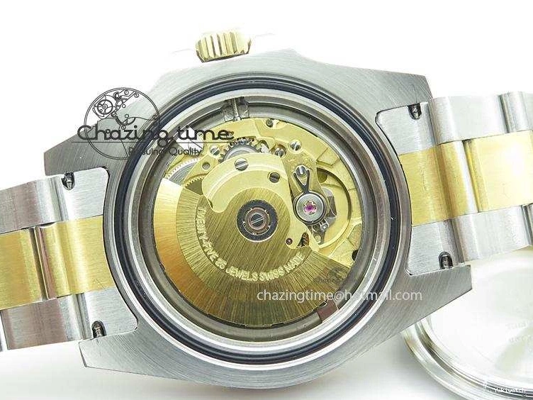 Submariner Dial Edition Bracelet Bezel SS Noob 1:1 YG Best Wrapped On LN 116613 A2836 Black YG 0212